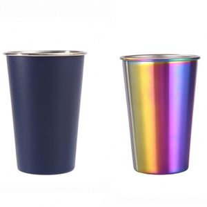 Eco-Friendly Stainless Steel Camping 700ml Vaso De Pinta Personalizado De Reusable Cup 16oz Custom Pint Glass 17oz <b>Mug</b> Stainless - Product Image 3