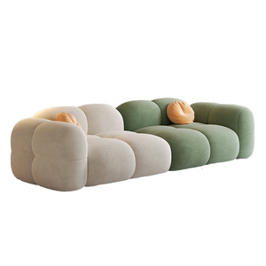 Canapé en velours moderne personnalisable pour salon avec rembourrage en <span class=keywords><strong>mousse</strong></span>, canapé en rangée, taille et couleur disponibles - Product Image 3