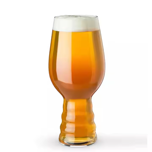 Vaso de cerveza <span class=keywords><strong>IPA</strong></span> cristal hecho a mano 17oz al por mayor transparente estilo americano embalaje en caja con muestra gratis para vino y agua - Product Image 1