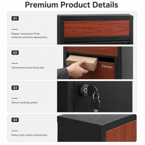 Solución de Entrega de Correo y Paquetes, Buzón de Correo Moderno de Gran Capacidad para Exteriores, para Proyectos Comerciales - Product Image 4