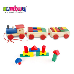 Bebé de seguridad colorido juguetes de bloques de construcción de tren - Product Image 3