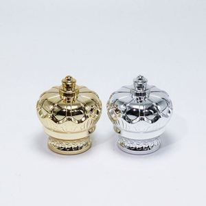 Botella de Perfume Árabe de Lujo Vacía con Tapa de Corona Irregular, 50ml 100ml, Transparente con Pulverizador, Estilo Dubái, Oriente Medio - Product Image 4