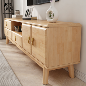 Venta directa de fábrica, mejor precio, personalizable, en stock, ecológico, nuevo diseño, mesa de TV, mueble de sala de estar, aparador de TV de madera - Product Image 4