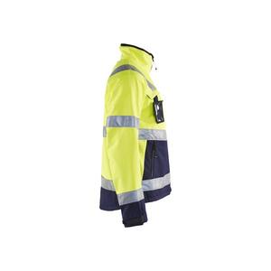 BLAKLADER - 490025173389M <b>Hi</b>-<b>Vis</b> <b>Softshell</b> <b>jacket</b> Yellow/Navy blue - EAN 7330509389959 <b>HI</b>-<b>VIS</b> WORKWEAR - Product Image 5