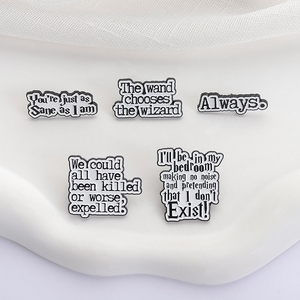 Eres tan sano como yo, Pin esmaltado, película mágica de fantasía, cita mágica, siempre broches de Metal, insignias de solapa, regalos de joyería - Product Image 3