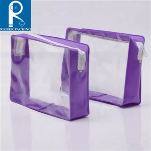 Bolsas de camisetas de PVC transparentes de tamaño personalizado para tampones y desinfectantes cosméticos: ecológicas y reciclables - Product Image 4