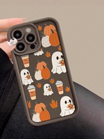 Mignon Halloween Citrouille Fantôme Feuille D'érable Téléphone étui pour iphone 17 Antichoc Téléphone étui pour iphone 17 Air 16 Pro Max