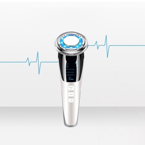 5 in 1 Hot and Cold Cosmetics Equipment Beauty Instrument Face Skin Rejuvenation <b>Micro</b> Current Facial Device - Product Image 3