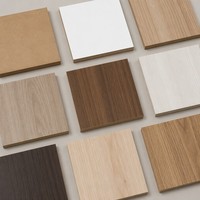Panneau MDF mélaminé 3-25 mm 1220x2440 mm, panneau de fibres à haute densité pour armoires de cuisine haut de gamme et décoration intérieure