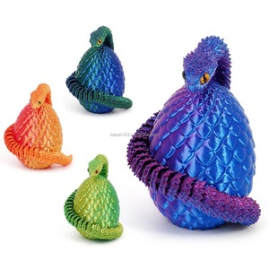 Ensemble d'œufs de dragon imprimés en 3D, dragon articulé, jouet éducatif de Pâques, jouet en vente chaude, cadeau en gros pour enfants, jouet unisexe - Product Image 4