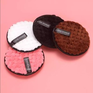 Nouvelles lingettes démaquillantes réutilisables en <span class=keywords><strong>microfibre</strong></span> super douce, lavables, personnalisées, en forme de cœur et de fleur - Product Image 5