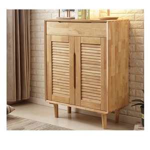 <span class=keywords><strong>Moderno</strong></span> Portascarpe in Legno Naturale per Soggiorno - Product Image 4
