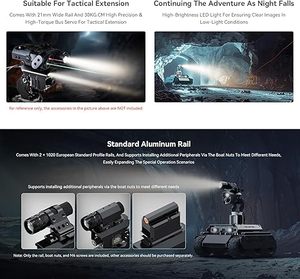 AIsmartlink Waveshare UGV Rover, Robot IA de 6 Ruedas y Tracción en las 4 Ruedas de Código Abierto, Compatible con Raspberry Pi 5, Controles Duales - Product Image 6