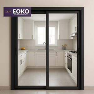 Puerta Corredera Interior <span class=keywords><strong>de</strong></span> <span class=keywords><strong>Aluminio</strong></span> EOKO CE, Insonorizada 30dB, Puerta Corredera Exterior con Vidrio Low-E <span class=keywords><strong>para</strong></span> Hogar, Cocina, Comedor, Villas - Product Image 1