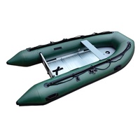 Nouveau bateau de pêche gonflable à grande vitesse de 10 pieds skiff PVC léger et durable loisirs Sports de plein air
