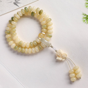 108 Natural Bodhi Handstring Unisex Small Lime Abacus Beads mariposa Multi-Circle Handheld Bracelet Plate Play <span class=keywords><strong>Wen</strong></span> Buddha Beads - Product Image 5