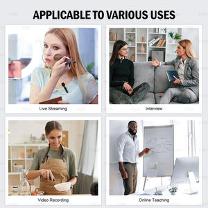 Micrófono Lavalier inalámbrico magnético 3 en 1 mejorado para iPhone/Android/ordenador-Mini micrófono con clip de cuello ajustable - Product Image 6