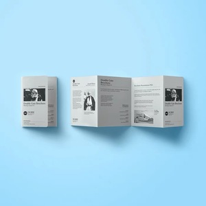 Khách sạn sang trọng Brochure giấy bóng vàng lá dập tùy chỉnh bản đồ hướng dẫn du lịch in ấn - Product Image 6