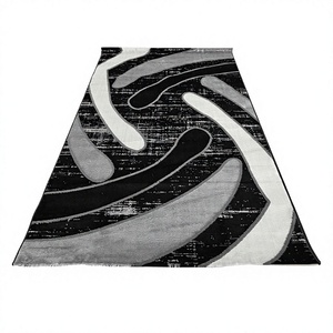 Alfombra Turca de Poliéster Afelpada Adiva, Tejida a Máquina con Diseño Jacquard, de Pelo Alto, Acolchada, Reversible, Lavable, Antideslizante y Antimicrobiana - Product Image 1
