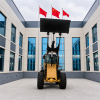 Chargeuse sur pneus, engin de construction, chargeuse frontale pour l'agriculture, l'aménagement paysager, l'entreposage et les opérations de manutention de matériaux