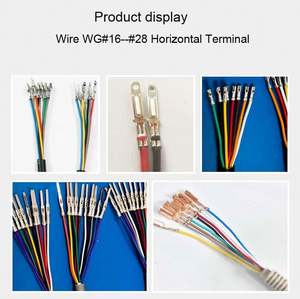 Automatic Flat <b>Wire</b> <b>Wiring</b> Harness Servo Terminals Crimping Machine Peeling Tool - Product Image 6