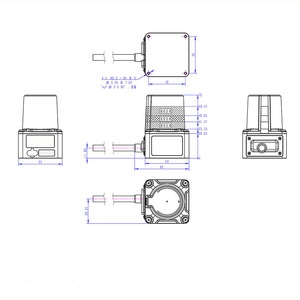 로봇 항법 용 최고의 라이다 탐지기 Ip65 라이다 센서 사일로 Tof 자동 거리 센서 레이더 스캐너 - Product Image 2