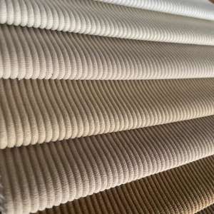 Tissu en velours côtelé épais en polyester 100% à bas prix, tricoté en chaîne, pour la sellerie de canapé, les vêtements, les pantalons - Product Image 3