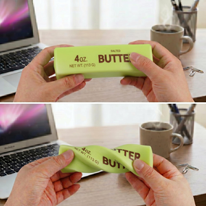 Bâton de beurre vert à remontée lente, réaliste et moelleux, balle anti-stress pour adultes et adolescents, gadget sensoriel mignon - Product Image 2