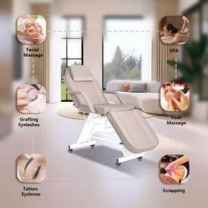 Распродажа, кровать для ресниц, современная роскошная Регулируемая на заказ, салон для спа-процедур, электрический массажный стол, косметическая Косметическая кровать для лица - Product Image 5
