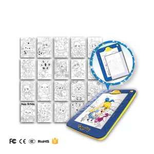 Eduction Toy Manufacturer Digital Electronic Graphic Drawing Board Colorful Magic Art Blackboard Hand-drawn Doodle Set