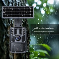 Caméra de chasse solaire 4K CMOS à moule privé d'usine, vision nocturne SD, suivi de la faune, Wi-Fi haute définition