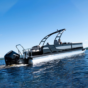 Yate Deportivo Eléctrico de Aluminio de 27 pies, Catamarán Ligero para 15 Personas con Opción de Carga Solar, Barco de Pesca - Product Image 3