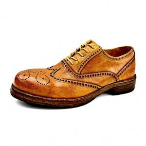 Zapatos Casuales de Oficina para Hombre Goodyear Craft 2025, de Cuero Genuino, con Cordones, Duraderos, Ligeros, Antideslizantes, Transpirables, con Diseño de Puntos - Product Image 2