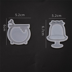 C-0134 DIY ручной работы смолы формы силиконовые cola флакон духов формы мороженое шейкер пресс-форм - Product Image 5