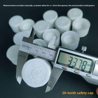 Bouchon de bouteille de sirop en plastique 28-415, couvercle de sécurité anti-enfant pour liquides oraux, avec joint d'étanchéité, pour produits pharmaceutiques