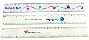 Règle droite portable en acrylique blanc de 30 cm (12 pouces) avec logo personnalisé, idéale pour le bureau, l'école et les cadeaux promotionnels – Nouvelle collection très prisée - Product Image 4