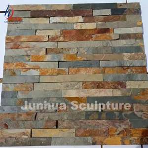 Carreaux muraux décoratifs en <span class=keywords><strong>ardoise</strong></span> <span class=keywords><strong>naturelle</strong></span>, pierre de Culture, <span class=keywords><strong>ardoise</strong></span> Flexible, facettes pour mur extérieur - Product Image 3