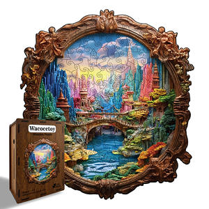 Bellissimo Puzzle 3D in Legno a Forma di Animale per Adulti e Bambini - Set di Puzzle in Legno con Forme Irregolari, Regalo Giocattolo per Bambini Felici - Product Image 2