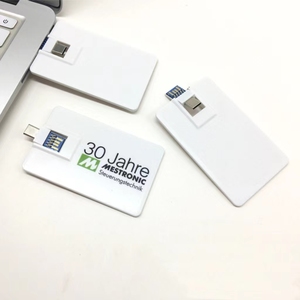 Khuyến Mại Loại Quà Tặng C USB3.0 Ngân Hàng Thẻ Tín Dụng Flash 32GB Bút Ngón Tay Cái Ổ Đĩa 64GB Kép Thẻ Twist Tùy Chỉnh Ổ Đĩa Flash 128GB 256GB - Product Image 6