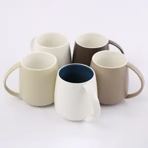 Wholesale mug logo simple office large capacity ceramic with handle ceramic mugs customizable coffee mug