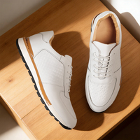Chaussures de sport décontractées pour hommes à prix de gros, semelle souple, respirantes, à lacets, confortables