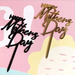 Decoración <span class=keywords><strong>de</strong></span> Pastel <span class=keywords><strong>de</strong></span> Dí<span class=keywords><strong>a</strong></span> <span class=keywords><strong>de</strong></span> la madre, decoración <span class=keywords><strong>de</strong></span> fiesta <span class=keywords><strong>de</strong></span> <span class=keywords><strong>cumpleaños</strong></span> <span class=keywords><strong>de</strong></span> oro <span class=keywords><strong>de</strong></span> varios estilos, Feliz Dí<span class=keywords><strong>a</strong></span> <span class=keywords><strong>de</strong></span> la madre - Product Image 3