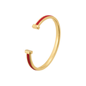 Red <b>String</b> Bracelet <b>Gold</b> Plated Cuff Women's Jewelry Gift Occasion Fashion Accessory - Product Image 5
