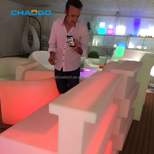 Barra de <span class=keywords><strong>Bar</strong></span> Portátil con Iluminación RGB de Color Cambiante, para Fiestas, Exterior, de Plástico Blanco, Moderna - Product Image 2