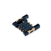 Support de carte SIM SMT 6 broches le plus populaire pour téléphone portable et terminal de point de vente HTC