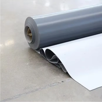 Membrane de toiture imperméable TPO, résistante aux UV, soudable à chaud pour toiture plate