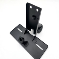 Soporte de matrícula trasero modificado negro mate, conjunto de soporte de matrícula para guardabarros trasero para motocicletas de la serie CT70/DAX/ST70