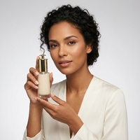 Sérum Ampoule Éclaircissant et Hydratant à la Niacinamide – Flacon Cosmétique Liquide pour le Visage