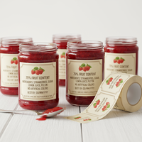 Impression d'étiquettes de produits personnalisées, étiquettes adhésives de marque, rouleaux d'étiquettes, imperméables, acryliques, écologiques, personnalisées