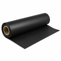 Film PET Matte Hitam Tensfilm 36um 5-25g/in untuk Pelindung Pemblokir Cahaya Internal Laptop/Tablet